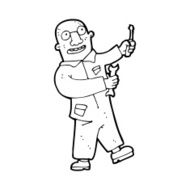 Cartoon Mechanic N26