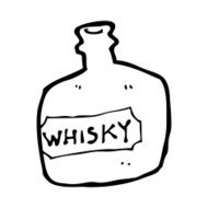 cartoon whisky jar N9