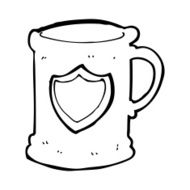 cartoon tankard N12
