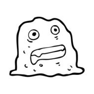 cartoon slime creature N11