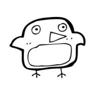 Cartoon Bird N517