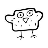 Cartoon Bird N518