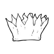 cartoon paper crown N31