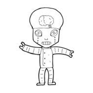 Funny Cartoon Robot N72