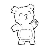 cartoon teddy bear N380