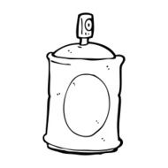 cartoon spray can N125
