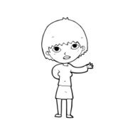 cartoon woman explaining N67