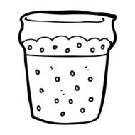 cartoon glass of beer N28
