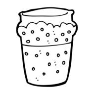 cartoon glass of beer N29