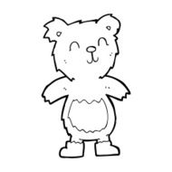 cartoon teddy bear N383