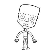 Cartoon Robot N382