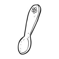 Cartoon Spoon N56