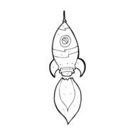 Cartoon Spaceship N68