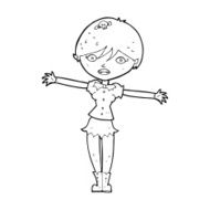Cartoon Vampire Girl N320
