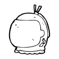 cartoon astronaut helmet N62