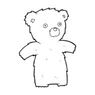 cartoon teddy bear N385