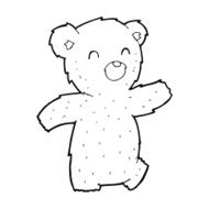 cartoon teddy bear N386