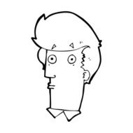 cartoon surprised expression N12