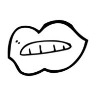 Cartoon Lips N34