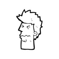 cartoon stressed out face N12
