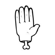 cartoon hand N21