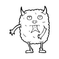 funny cartoon monster N56