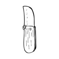 cartoon folding knife N51