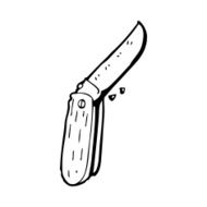 cartoon folding knife N52