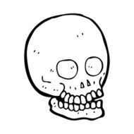 Cartoon Skull N112