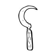 cartoon sickle N28
