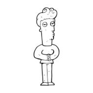 cartoon arrogant man N15