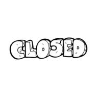 cartoon closed symbol N13