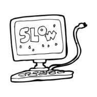 cartoon slow computer N11