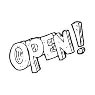 cartoon open symbol N13