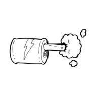 cartoon fizzy drink can N11