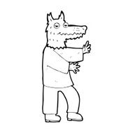 Cartoon Werewolf N46