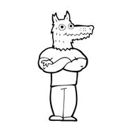 Cartoon Werewolf N48