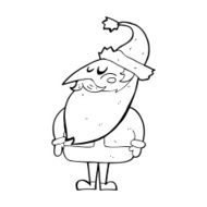 Cartoon Santa Claus N441
