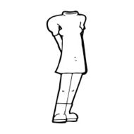 cartoon female body (add photos or mix and match cartoons) N311