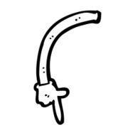 cartoon pointing arm N36