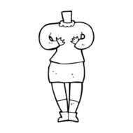 cartoon female body (add photos or mix and match cartoons) N315