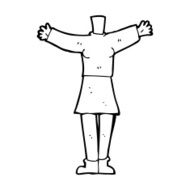 cartoon female body (add photos or mix and match cartoons) N316