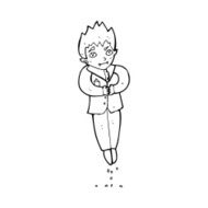 cartoon floating vampire N13