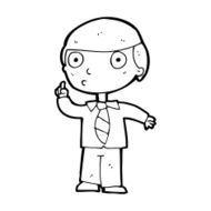 Cartoon School Boy N27