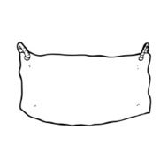 cartoon cloth banner N13