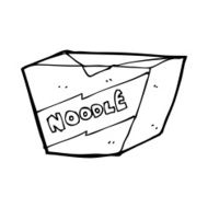 cartoon noodle box N50