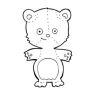 cartoon happy teddy bear N9