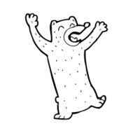 Cartoon Bear N141