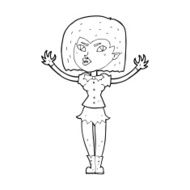 Cartoon Vampire Girl N321