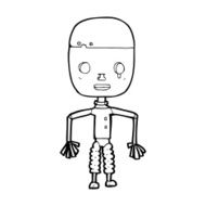 Cartoon Robot N383
